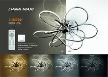 Светильник настенно-потолочный LIANA MAX LED130Вт 5850-11700Лм6R-600/110-RC-CHROME ДДУ MaySun 2024 - купить недорого