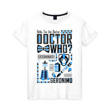 Camiseta de algodón de mujer Doctor Who 2024 - compra barato