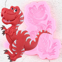 3D Animals Dinosaur Silicone Molds DIY Party Fondant Cake Decorating Tools Candy Chocolate Gumpaste Moulds 2024 - buy cheap