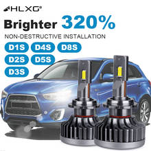 2pcs LED D1S 90W Canbus HID D3S D2S LED 2 Sides Headlights Replace D4S D5S D8S 10000LM High Bright CSP 6000K Lighting Light HLXG 2024 - buy cheap