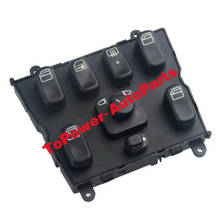 Controle mestre para janela elétrica 1638206610 oem, interruptor de controle elétrico para mercedes-benzz ml320 ml500 ml55 ml430 1998/2003/5.0l 2024 - compre barato