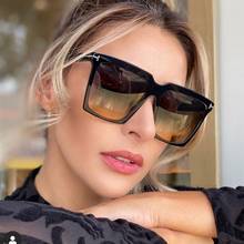 Gafas de sol modernas de acetato para mujer, lentes de sol cuadradas negras, de marca famosa, decoradas, Vintage, Retro, tonos grandes, UV400 2024 - compra barato