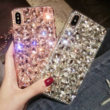 F41 capa de telefone cristal de strass, proteção de telefone para samsung galaxy s20 fe a42 s20 lite note20 ultra m01 a20s bling 2024 - compre barato