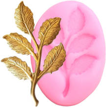 Twig Scroll Leaves Silicone Mold Cupcake Topper Fondant Cake Decorating Tools Jewelry Resin Clay Candy Chocolate Gumpaste Moulds 2024 - buy cheap