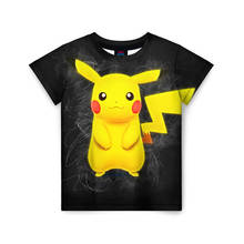 Los niños camiseta de 3D Pokemon Pikachu 2024 - compra barato