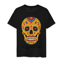 Men's T-shirt cotton Mexican skull 2024 - buy cheap