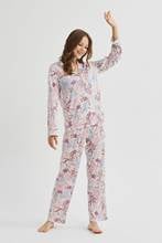 Conjunto de pijamas florais gigantes multicolorido 2024 - compre barato