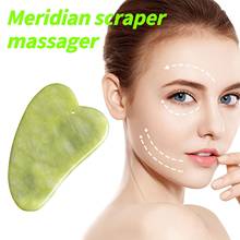 1/2/4/6PC Natural Stone Gua Sha Scraping Massage Scraper Face Massager Acupuncture Gua Sha Board Acupoint Face Eye Care SPA Tool 2024 - buy cheap