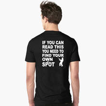 Camiseta divertida para hombre, camisa de manga corta con estampado en la espalda, 100% algodón, para pesca, primavera y verano 2024 - compra barato