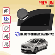 Kertex premium (85-90%) esqueleto avtoshtorki em магнитах porta da frente Renault Logan 2 ( + Logan Stepway) esqueleto avtoshtorki автошторка Sol cortina cortina auto magnético 2024 - compre barato