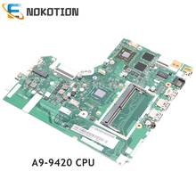 NOKOTION  For Lenovo 320-15ACL 320-15AST laptop motherboard 5B20P19429 DG425 DG525 DG725 NM-B321 A9-9420 CPU DDR4 M7 M440 GPU 2024 - buy cheap