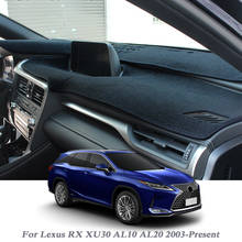 Автомобильный Стайлинг приборной панели Избегайте Light Pad Инструмент крышка платформы коврик для Lexus RX XU30 AL10 AL20 2003-Настоящее LHD & RHD коврик 2024 - купить недорого