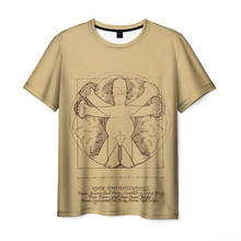 Camiseta 3D Homer da Vinci, hombre 2024 - compra barato