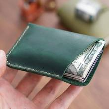 SIKU leather men's card holder brand wallet card holder wholesale handmade card id holders OEM 2024 - buy cheap