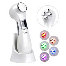 6 in 1 LED RF Photon Therapy Facial Skin Lifting Rejuvenation Vibration Machine EMS Ion Microcurrent Mesotherapy Beauty Tools 2024 - buy cheap