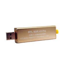 Радио-приемник RTL SDR V3 Pro, RTL2832U R820T2 0.5PPM TXCO HF смещения SMA с программным обеспечением, полный диапазон для Windows 10, Mac. Android, Linux 2024 - купить недорого