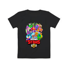 Camiseta infantil estrelas do brawl de algodão 2024 - compre barato