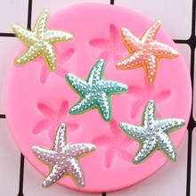 Sea Starfish Border Silicone Mold Baby Party Cupcake Topper Fondant Cake Decorating Tools Cookie Baking Candy Chocolate Moulds 2024 - buy cheap