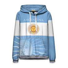 Moletom masculino argentina 3d 2024 - compre barato