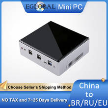 Eglobal Barebone-Mini Pc 12 Usb Intel Core i7 8550U I5 8250U I3 7020U m2 ssd Ddr4, ordenador de escritorio para videojuegos, máx. 32GB de RAM 2024 - compra barato