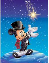 Disney Full Square 5D DIY diamond painting Mickey catch fireflies Diamond Embroidery Cross Stitch Mosaic Gift 2024 - buy cheap