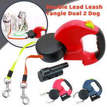 2 Color Retractable Dual Double Pet Leash Rope Zero Tangle Walk For Two Dog Walk The Dog Adjustable Pet Leash Pet Supplies 2024 - buy cheap
