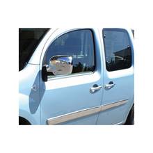 Cubierta de espejo cromado para Renault Kangoo, accesorio de acero inoxidable 2008-2013, cromo, pieza exterior modificada, maquillaje, 2 piezas 2024 - compra barato