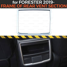 Marco de la caja de la sección de ventilación trasera para Subaru Forester 2019-plástico ABS 1 juego/1 Uds. Decoración del coche de moldeo 2024 - compra barato