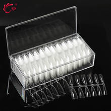 TP 520pcs Long Ballerina Coffin False Nail Tips Clear Natural Color Acrylic French Artificial Nails Extension Extender Tips Kit 2024 - buy cheap