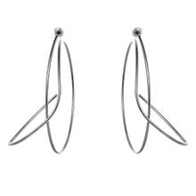 ZHINI Boho Vintage Gold Color Drop Earrings for Women Geometric Circular Hollow Big Earring Statement Earring Jewelry brincos 2024 - buy cheap