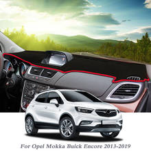 Alfombrilla de protección para panel de control de coche, cubierta de plataforma con forma de rosa para Opel Mokka Buick Encore 2013-2019, LHD y RHD 2024 - compra barato
