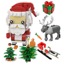 Christmas Series Presents Toys For Children Accessorise Elk Trees Grandpa Christmas Gifts Boxes Education Compatible Buildings 2024 - buy cheap