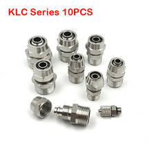 BSPT 10Pcs KLC4-M5,KLC6-M5,KLC4-01,KLC6-02,KLC8-01,KLC8-02,KLC12-01 Fittings Threaded Elbow Fitting Pneumatic Quick Connector 2024 - buy cheap