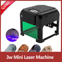 3000mw CNC Laser Engraver DIY Laser Logo Printer Mini Engraver  Working Area 80x80mm CNC Laser Engraving Machine 3w Mini Laser 2024 - buy cheap