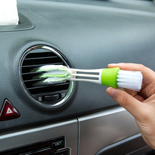 Escova multiuso 2 em 1 para carros, ferramenta de limpeza para ar condicionado automotivo e manutenção de interiores 2024 - compre barato