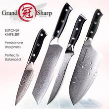 Japanese Kitchen Knives Sets Chef Boning Cleaver Boning Santoku Knife Set 67 layers VG10 Damascus steel Butcher Cooking Tools 2024 - buy cheap