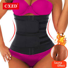 CXZD Women Waist Trainer Fitness Sauna Sweat Neoprene Slimming Belt Girdle Shapewear Modeling Strap Body Shapers Belly Reducing 2024 - buy cheap