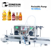 ZONESUN-bomba peristáltica de llenado, máquina automática de llenado de botellas de líquido, aceite comestible, doble cabezal 2024 - compra barato