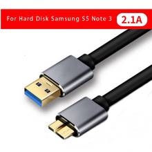 Кабель USB 3,0, быстрая скорость, USB Type-A Micro B, кабель для синхронизации данных, код для внешнего жесткого диска, HDD, Samsung S5 Note 3 2024 - купить недорого
