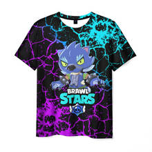 Мужская футболка 3D BRAWL STARS LEON ОБОРОТЕНЬ. 2024 - купить недорого