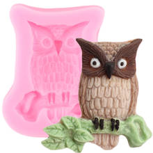 Shiny Owl Silicone Keychains Mold Animal Owl Polymer Clay DIY Jewelry Making Epoxy Resin Moulds 2024 - buy cheap