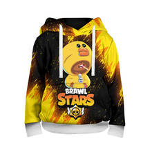 Moletom infantil 3d estrelas do brawl pol. leon. 2024 - compre barato