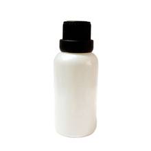 30 мл белая стеклянная бутылка с пластиковой черной крышкой для эфирного масла, бутылка эфирного масла, стеклянная бутылка 2024 - купить недорого