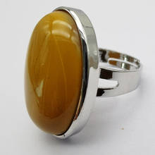 Mookaite anel de dedo oval com pedra, joia tamanho 8-9 x113 2024 - compre barato