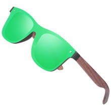 BARCUR Black Walnut Sunglasses Men Polarized UV400 Protection Sun Glasses Women Eyewear 2024 - buy cheap