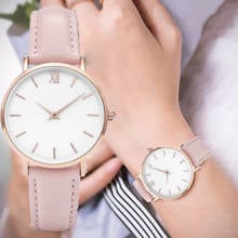 New Fashion Simple Women Watches Ladies Casual Leather Quartz Watch Female Clock Relogio Feminino Montre Femme Zegarek Damski 2024 - buy cheap