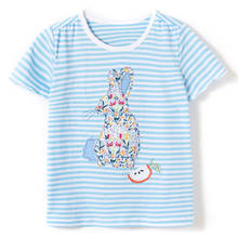 Lovely Summer Girls t shirt Brand 100% Combed Cotton Baby Girl Clothes Kids t-shirt Short Sleeve Infant Children Casual Tee Tops 2024 - buy cheap
