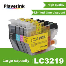 Plavetink-cartucho de tinta para impressora, 4 cores, lc3219xl, mfc j5330dw, j5335dw, j5730dw, j5930dw, j6530dw, j6935dw 2024 - compre barato