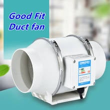 Exhaust Fan 3Inch 4Inch  220V  Home Silent Inline Pipe Duct Fan   Extractor Ventilation Kitchen Toilet Wall Air Clean Ventilator 2024 - buy cheap