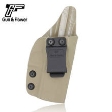 Coldre de arma bronze kydex, corretivo de flor direita para glock 17/22/31, bolsa para armas pistola, acessório 2024 - compre barato